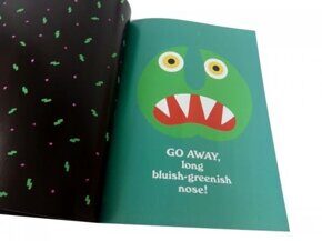 Go Away Big Green Monste, r Ed Emberly (Прочь, большой зеленый монстр), книга на англ.яз.