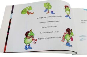 Froggy Gets Dressed Jonathan London (Лягушонок собирается), книга на англ.яз.