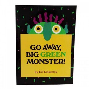 Go Away Big Green Monste, r Ed Emberly (Прочь, большой зеленый монстр), книга на англ.яз.