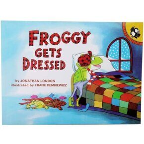 Froggy Gets Dressed Jonathan London (Лягушонок собирается), книга на англ.яз.