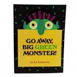 Go Away Big Green Monste, r Ed Emberly (Прочь, большой зеленый монстр), книга на англ.яз.